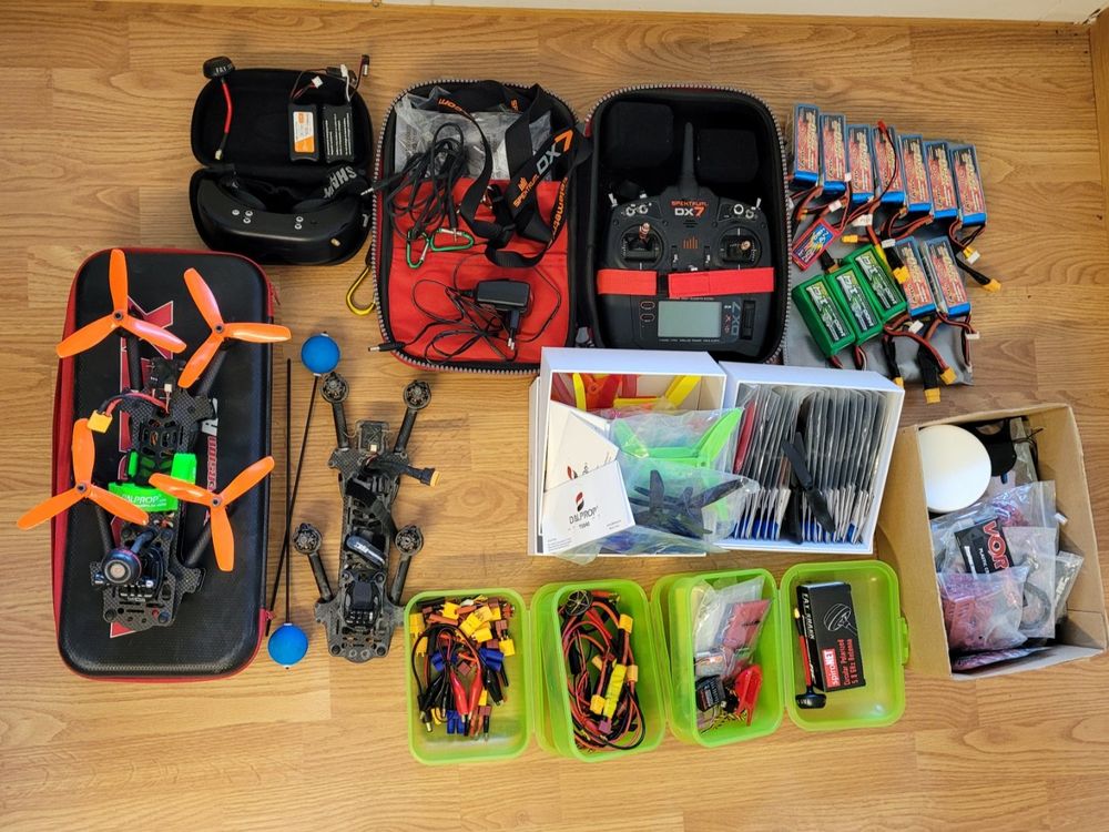Vortex 285 Grosses Renndrohnen Set, viel Zubehör! | Kaufen auf Ricardo
