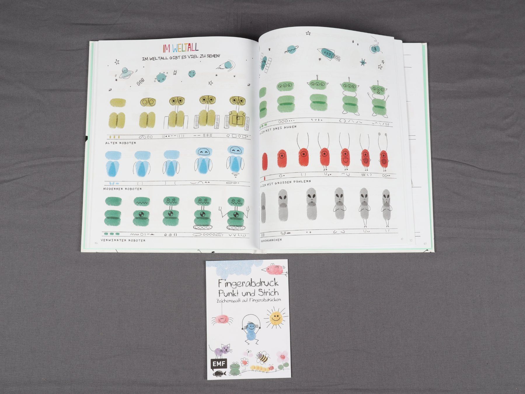 Libri: EMF Fingerabdruckbuch Monster & Helden – Usato da Steinen venduto da Restwert_Steinen 2