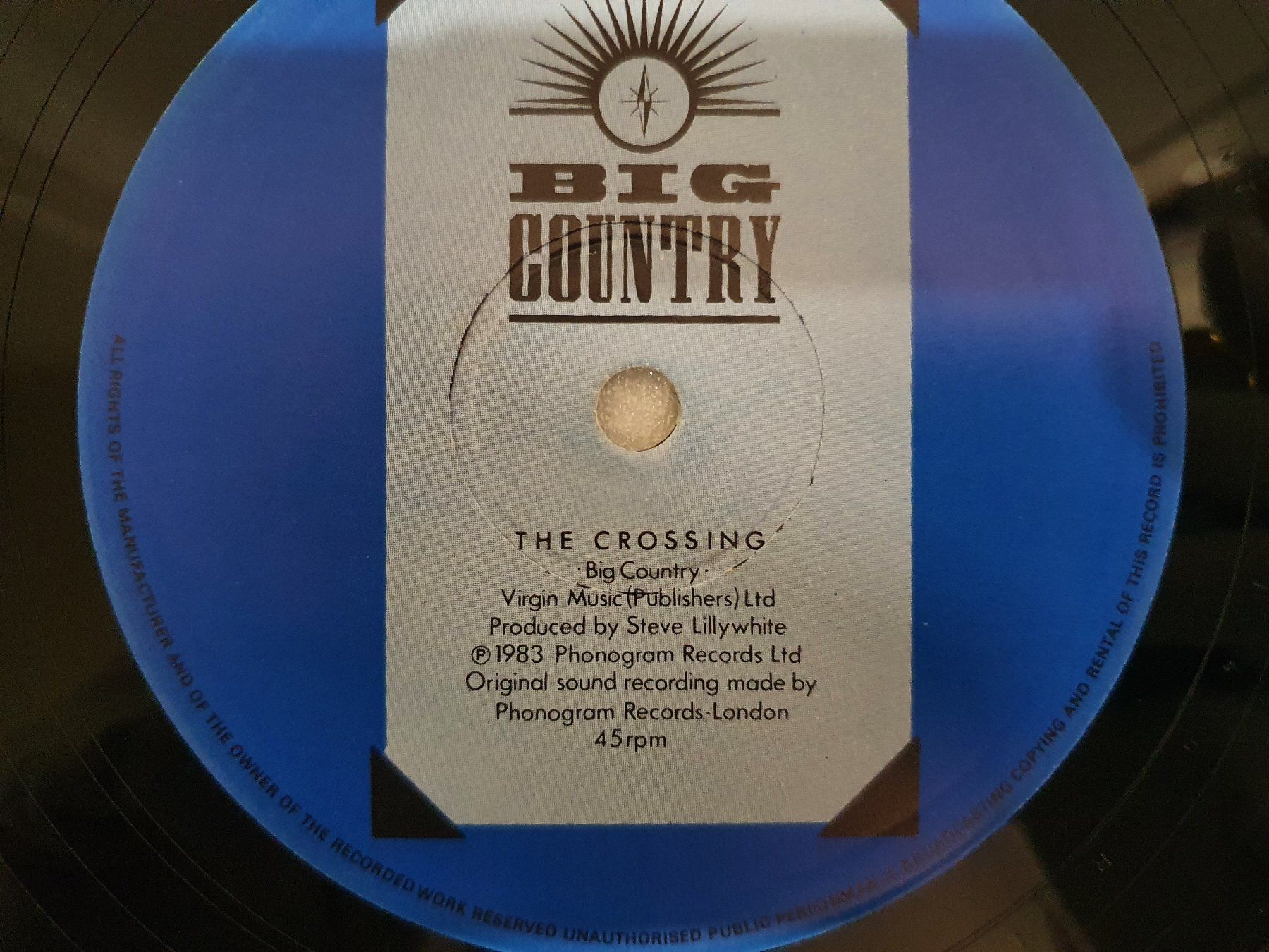 Schallplatten: Big Country – Chance – Gebraucht aus Uster von Vinyl-Leidenschaft 5
