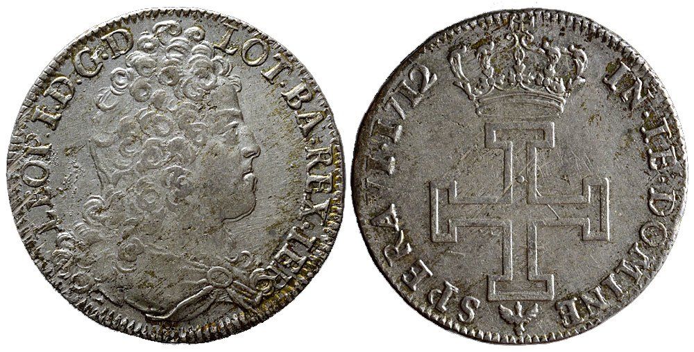 Tutti le monete: Frankreich, Lothringen, Teston 1712 – Usato da Chiasso venduto da Novamarketing