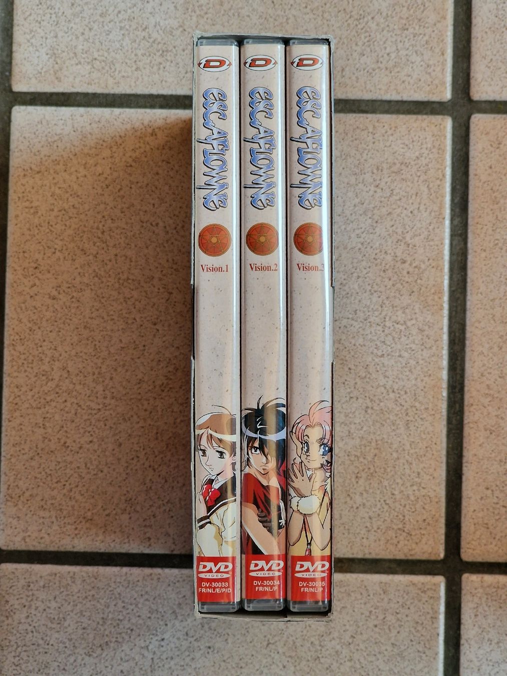 Tutti i DVDs: Coffret 3 DVD Escaflowne VF - Série complète – Usato da Echallens venduto da mal_z665 2