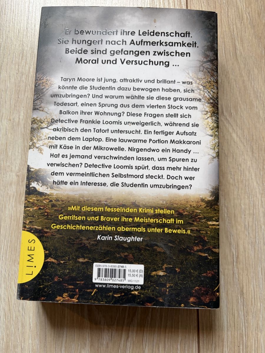 Libri: Tess Gerritsen, Gary Braver - Die Studentin, Top Zustand – Usato da Winterthur venduto da silen 1