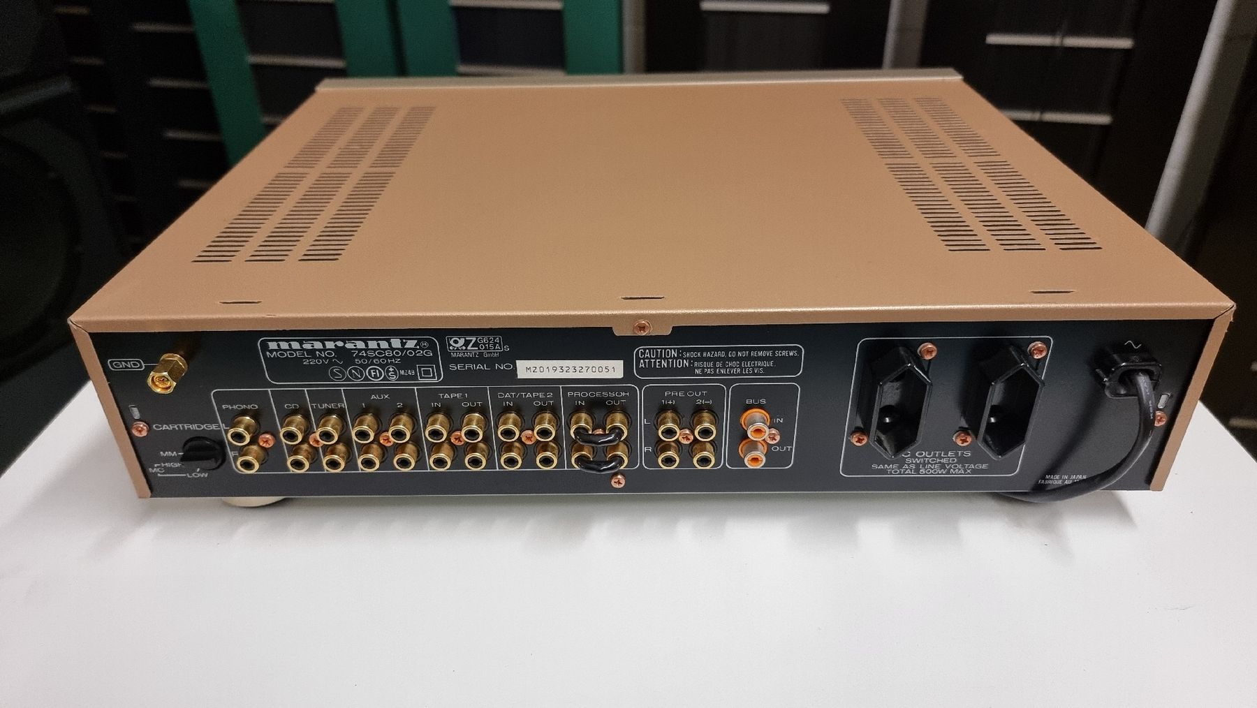 Marantz Amplificatori: Marantz SC-80 mit OVP – Usato da Schöfflisdorf venduto da Silvervintage.CH 4