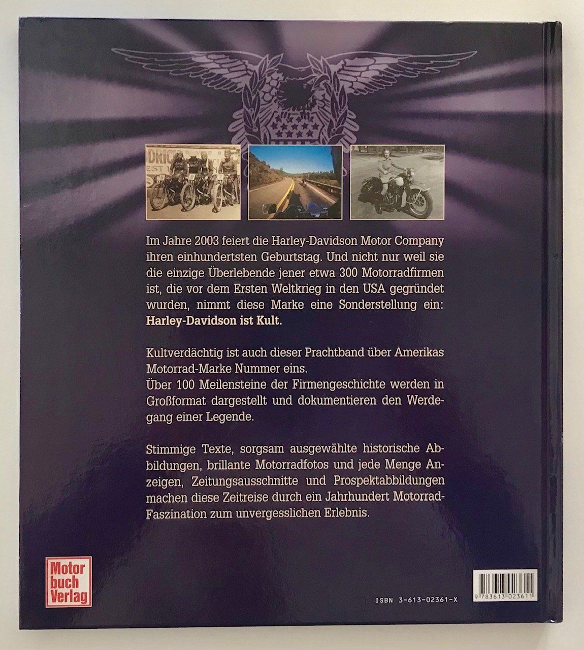 Libri: Harley-Davidson Motorrad 100 Jahre – Usato da Strengelbach venduto da Omobono 1