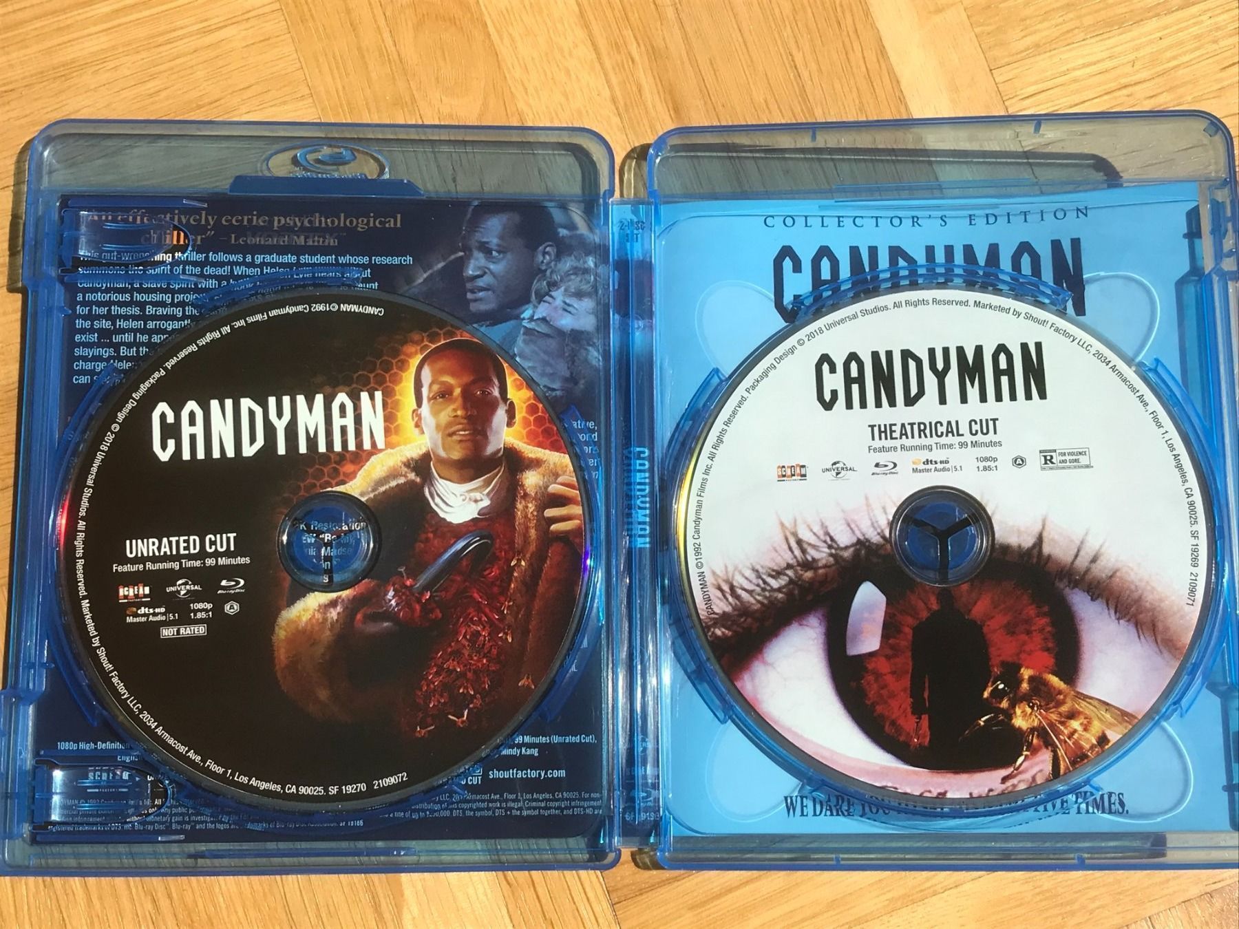 Tutti i DVDs: Candyman - Collector's Edition - mit Slipcover - Blu-ray – Nuovo (secondo la descrizione) da Zürich venduto da Malcom 1