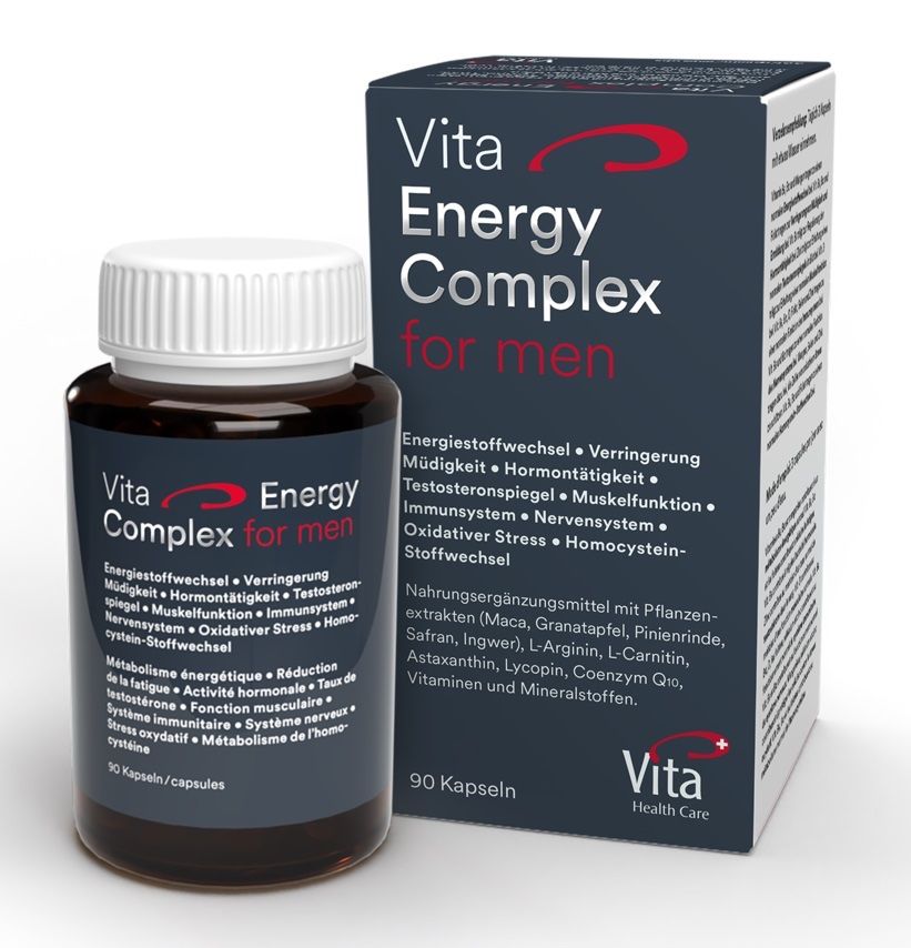 Cibi & Specialità: Vita Energy complex for men – Nuovo e nell'imballaggio originale da Bern venduto da Boerns11777