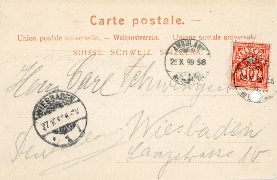 Cartes postales: Gotthardbahn - Express   UR      um  1 8 9 9 – D'occasion à Brig par Valcards54 1