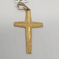 Echt 9K Gold - Kreuz Anhänger