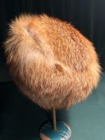 60er-70er -Jahre Vintage Fuchspelz Wintermütze Gr.57-58
