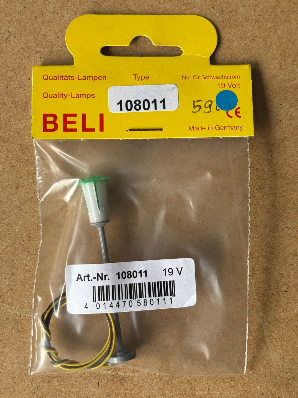 Modellini di ferrovie: Beli-Beco 108011 Peitschenlampe – Nuovo e nell'imballaggio originale da Hauterive NE venduto da eriamch