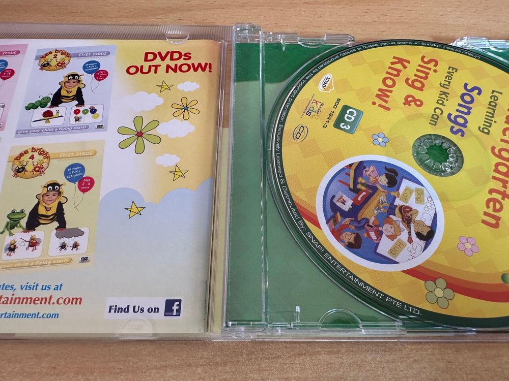 Top 100 kindergarten learning songs every kid can sing 3 cd d occasion