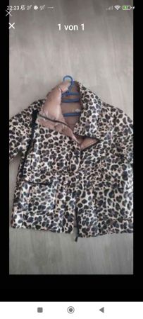 S.Oliver Damen Winterjacke Leopardenmuster Grösse 42 🐆