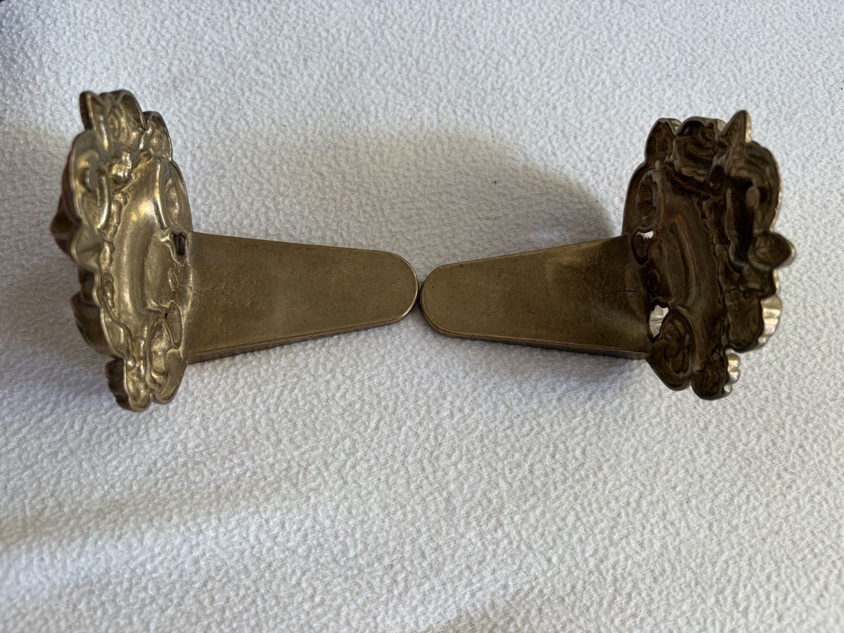 Sonstige Dekorationen & Accessoires: Vintage messing Buchstütze  pair floral – Gebraucht aus Zürich von dor_9l9g 4