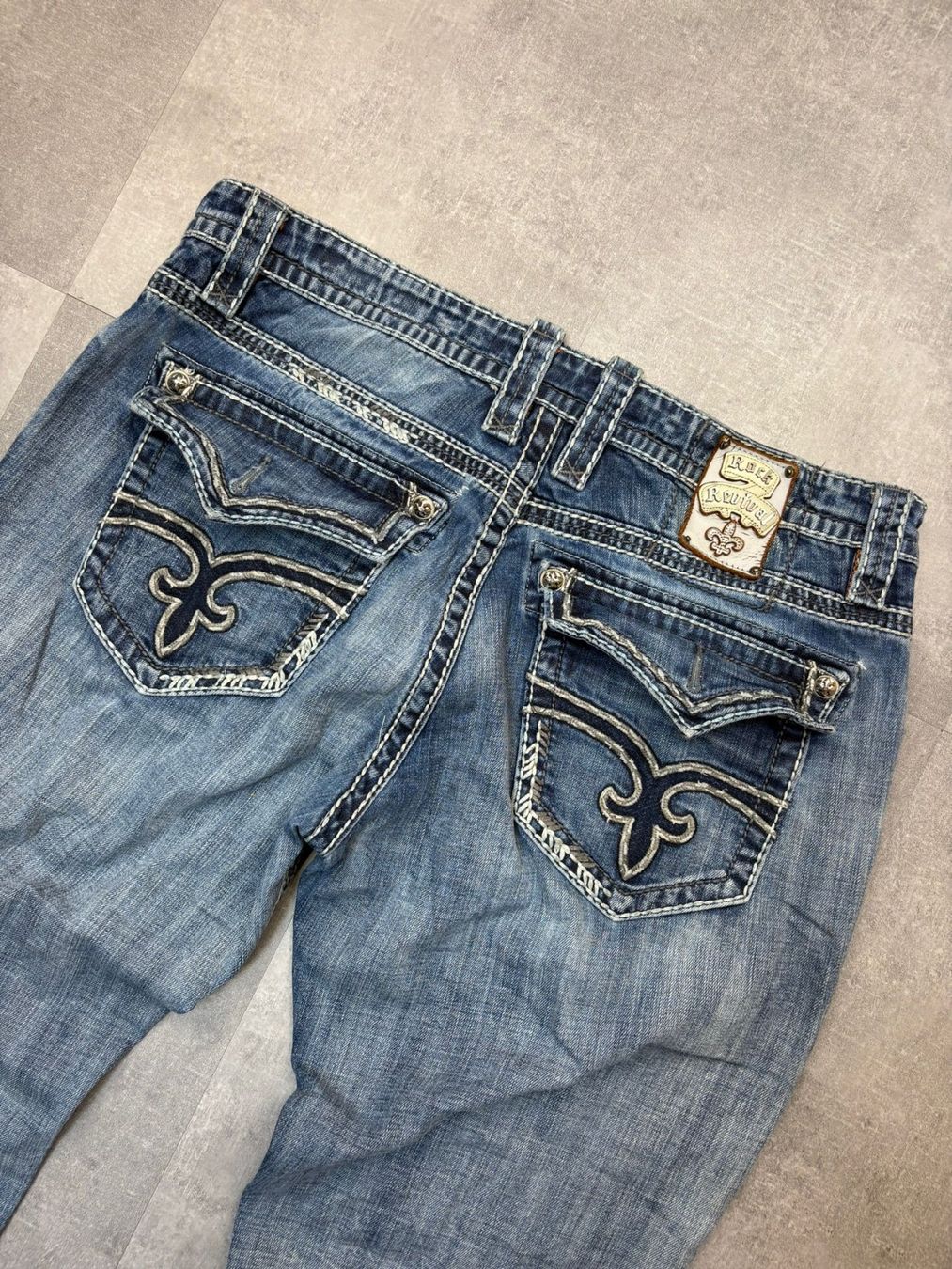 Jeans: Rock Revival Bootcut Flared Jeans - Grösse XL – Usato da Werdenberg venduto da hase.vintage