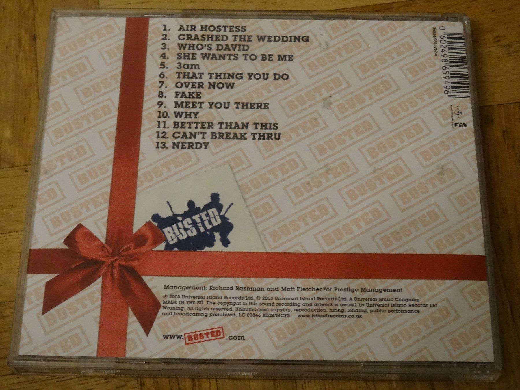CDs: Busted - A Present for Everyone CD – Gebraucht aus Olten von Disc-Ausverkauf 1