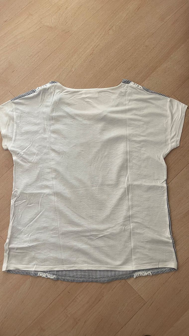 T-Shirts: CARTOON gestreiftes Oberteil mit Spitze Gr. 40 – Neu (gemäss Beschreibung) aus Wetzikon ZH von Schrungus 3