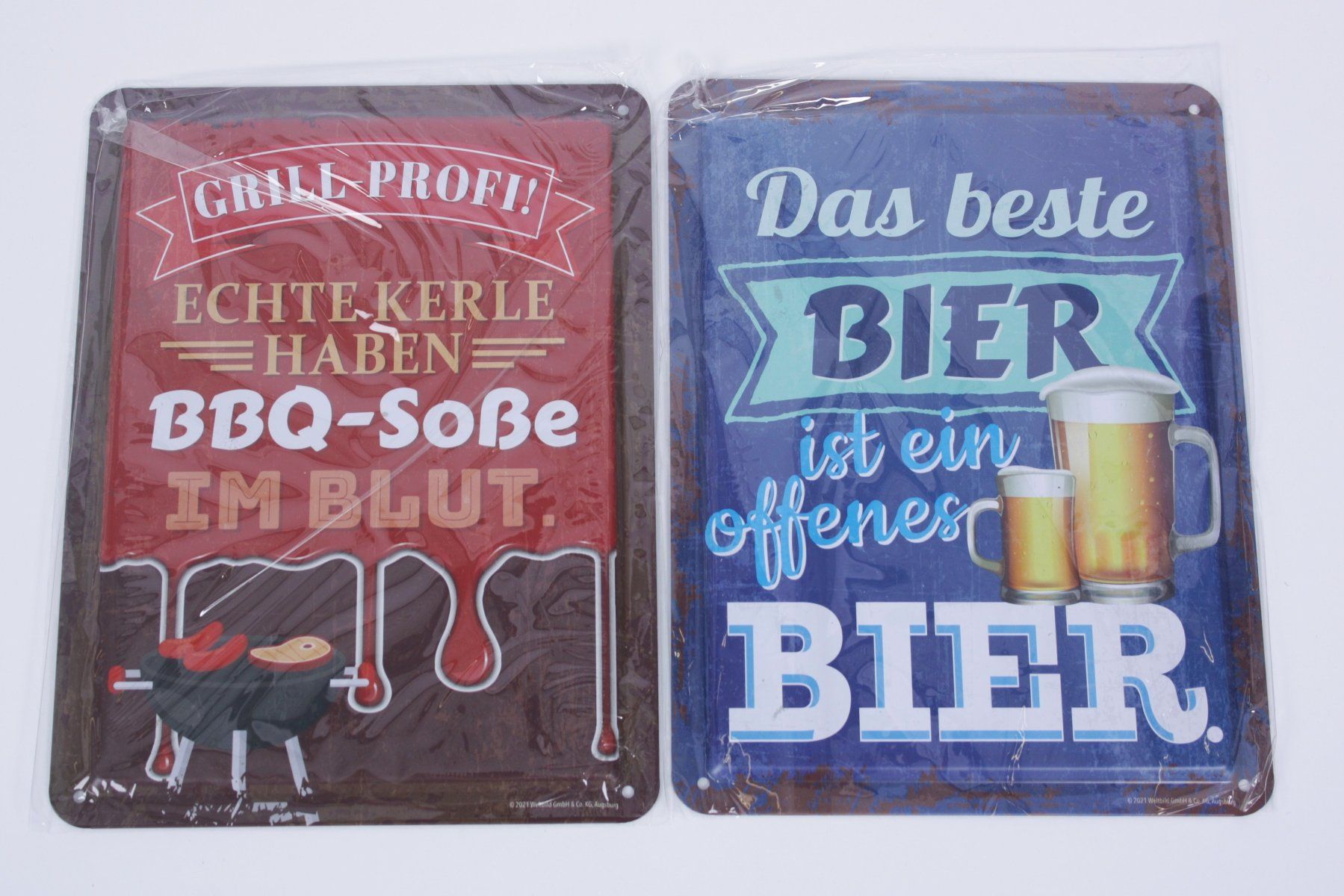 Ecriteaux: Blechschilder BBQ/Bier – D'occasion à Zollikofen par Restwert_Zollikofen