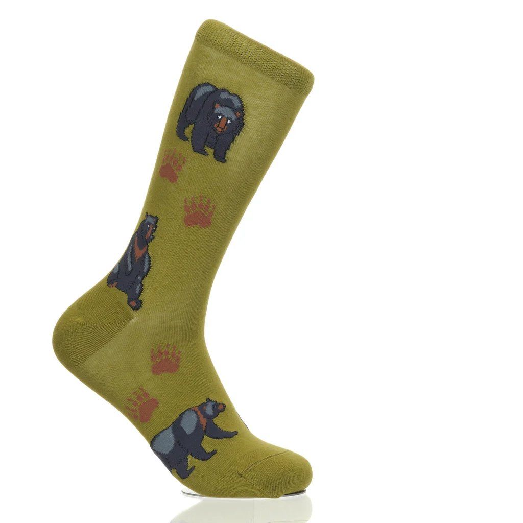 Calze: BUNTE DESIGN SOCKEN-Black Bears (Small 36-40) – Nuovo e nell'imballaggio originale da Luzern venduto da Sock_Atomica