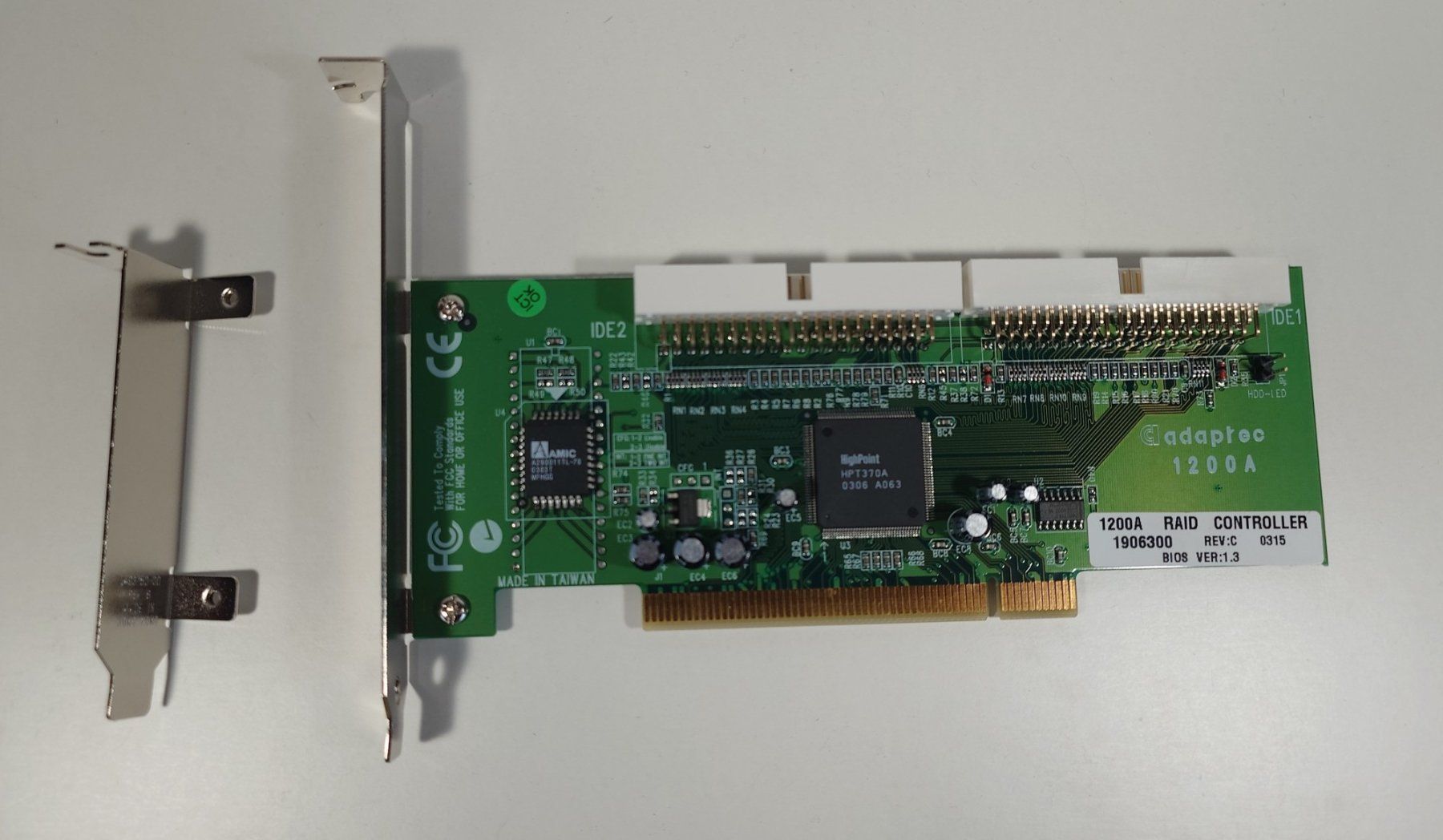 Laufwerke & Adapter: Adaptec ATA RAID 1200A RAID Controller, getestet Win10 – Gebraucht aus Ostermundigen von Chrisascht