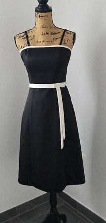 Elegantes Kleid von Marie Lund, schwarz/weiss, Gr. 34