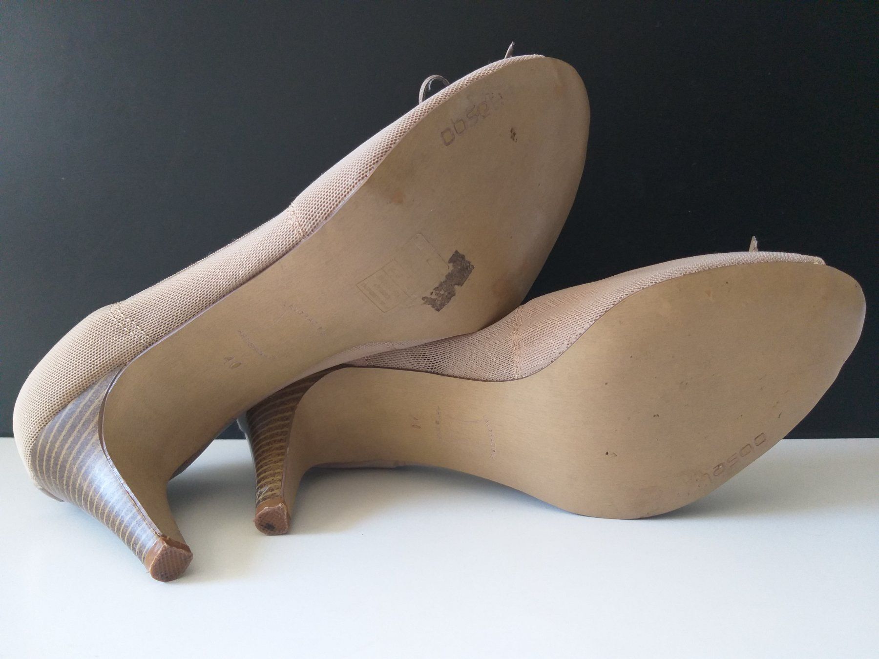 Scarpe da donna: OBSEL Chaussures beige à talon pointure 40 – Usato da Cossonay-Ville venduto da Les_1001_perles 7