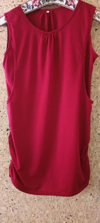 Red-Claret Tank Top, 38
