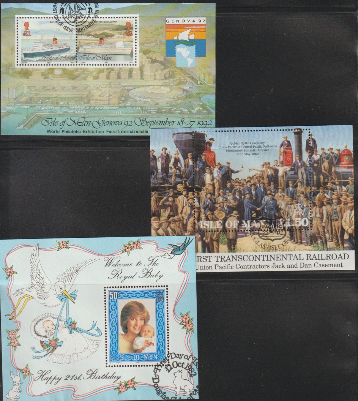 Tutti i francobolli: GB :Ile de Man Lots 1862-1992 – Nuovo e nell'imballaggio originale da Crans-Montana venduto da kira56