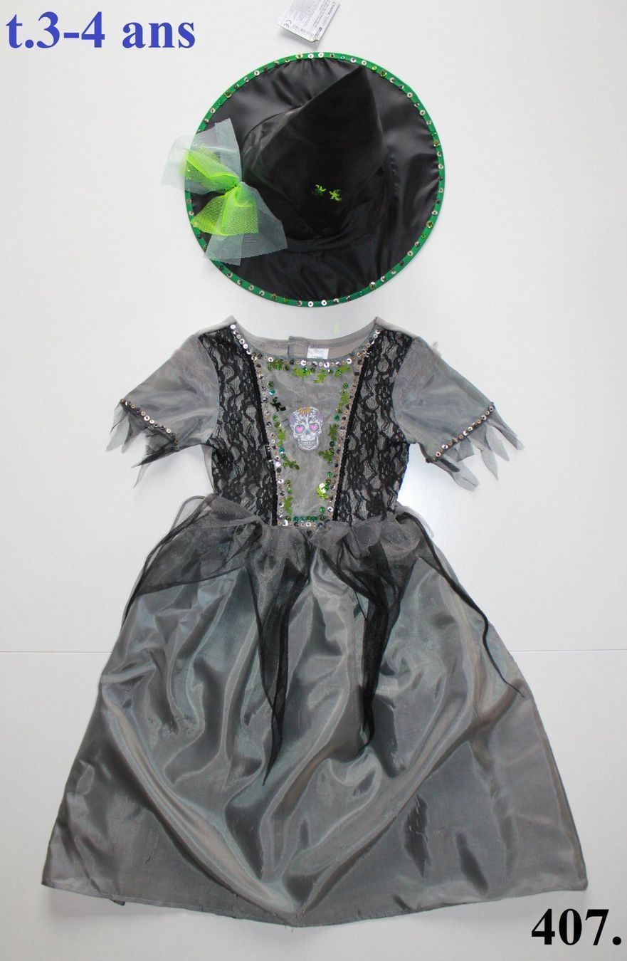 Kostüme: Costume Sorcière / Hexe t. 3 - 4 ans – Gebraucht aus Peseux von CoolShoping