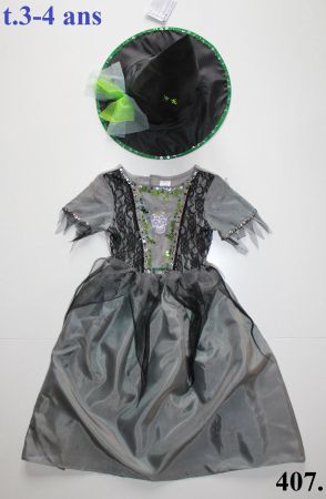 Costume Sorcière / Hexe t. 3 - 4 ans
