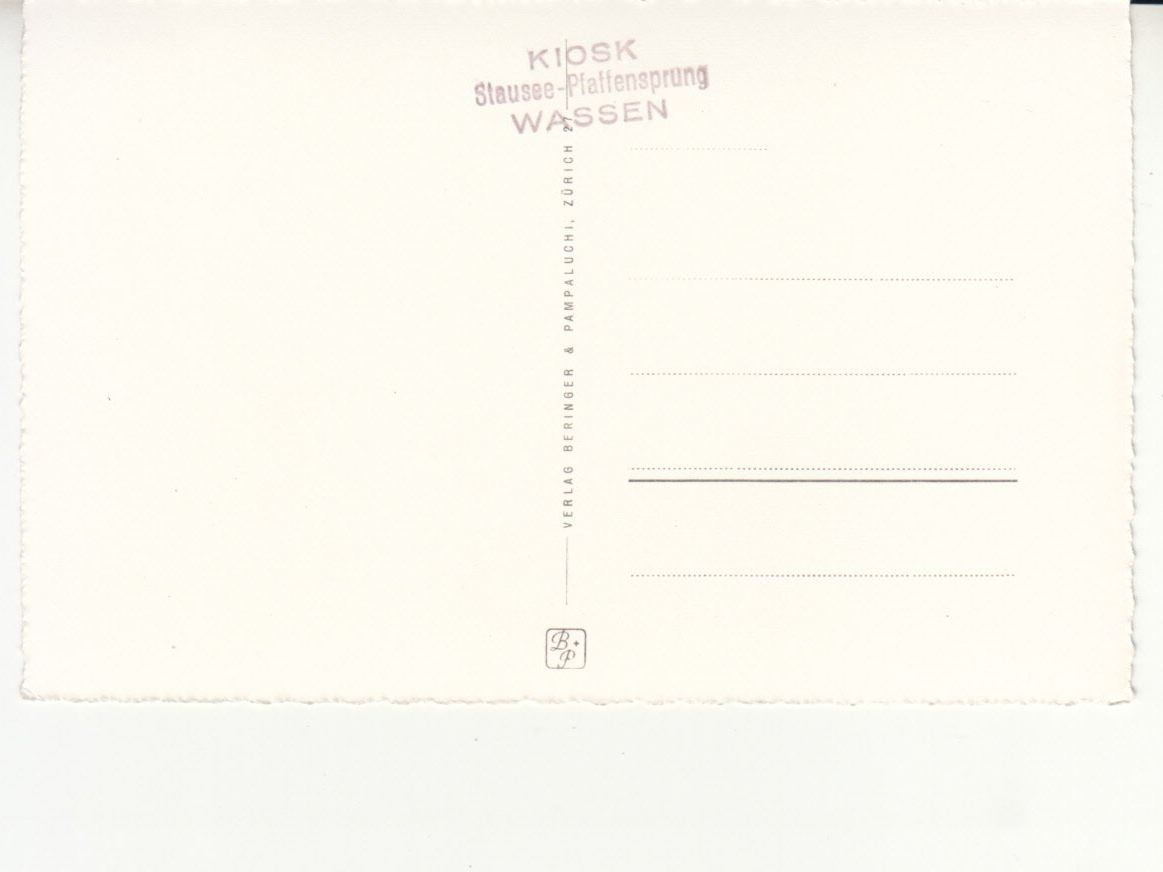 Cartoline postali: Wassen Kraftwerk SBB ca. 1950 – Usato da Bürglen TG venduto da StampGraf 1