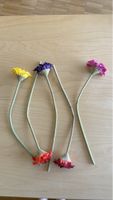 5 Kunstblumen, Deko Blumenstrauss, Top Zustand