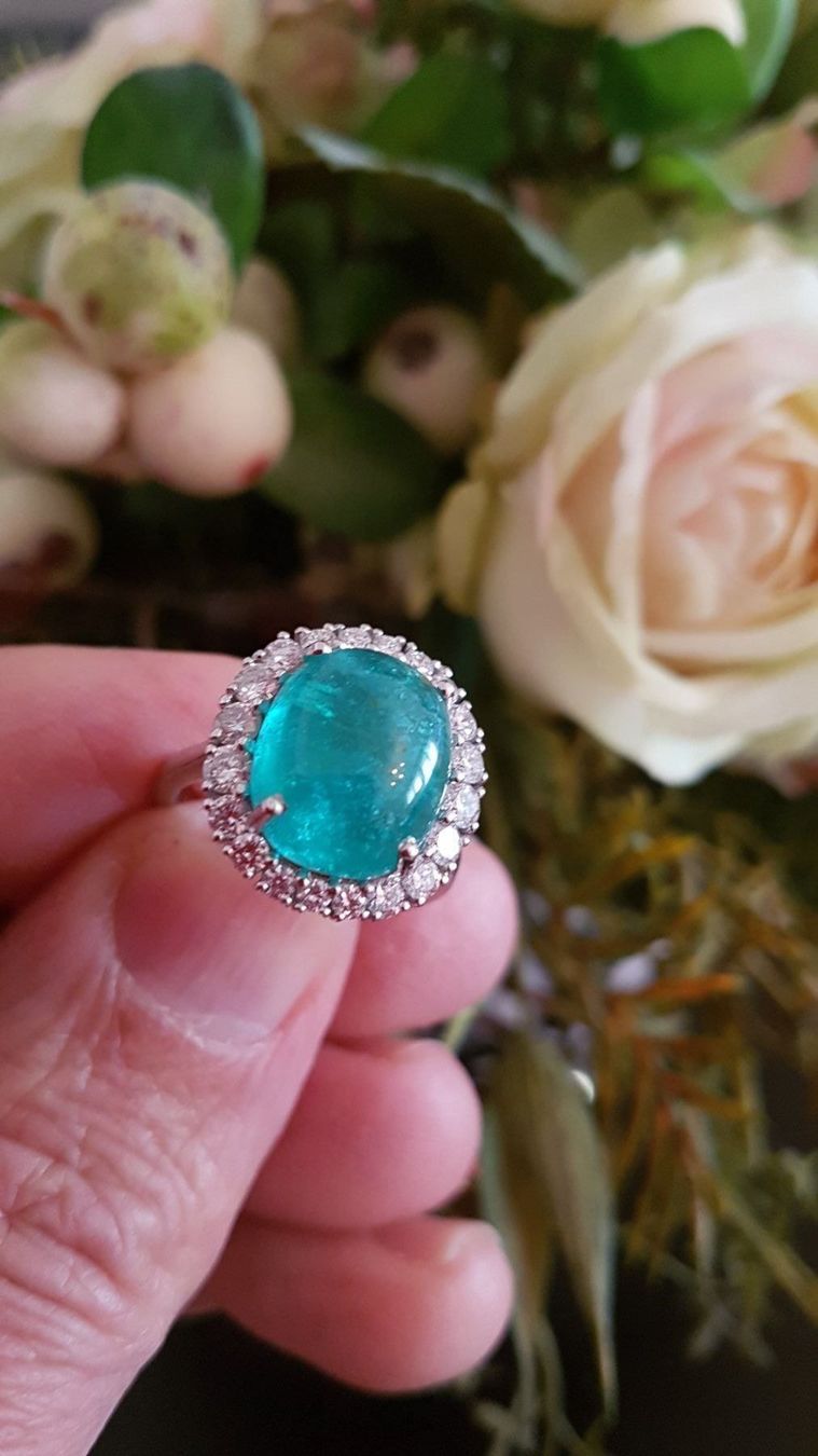 Anelli: Wunderschöne Tourmaline aus Brazilien – Nuovo e nell'imballaggio originale da KLOTEN venduto da Luxurious-Shop 1