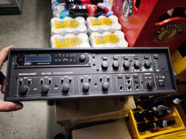 Monacor PA-1120 5 Zonen PA Verstärker mit FM Tuner Top