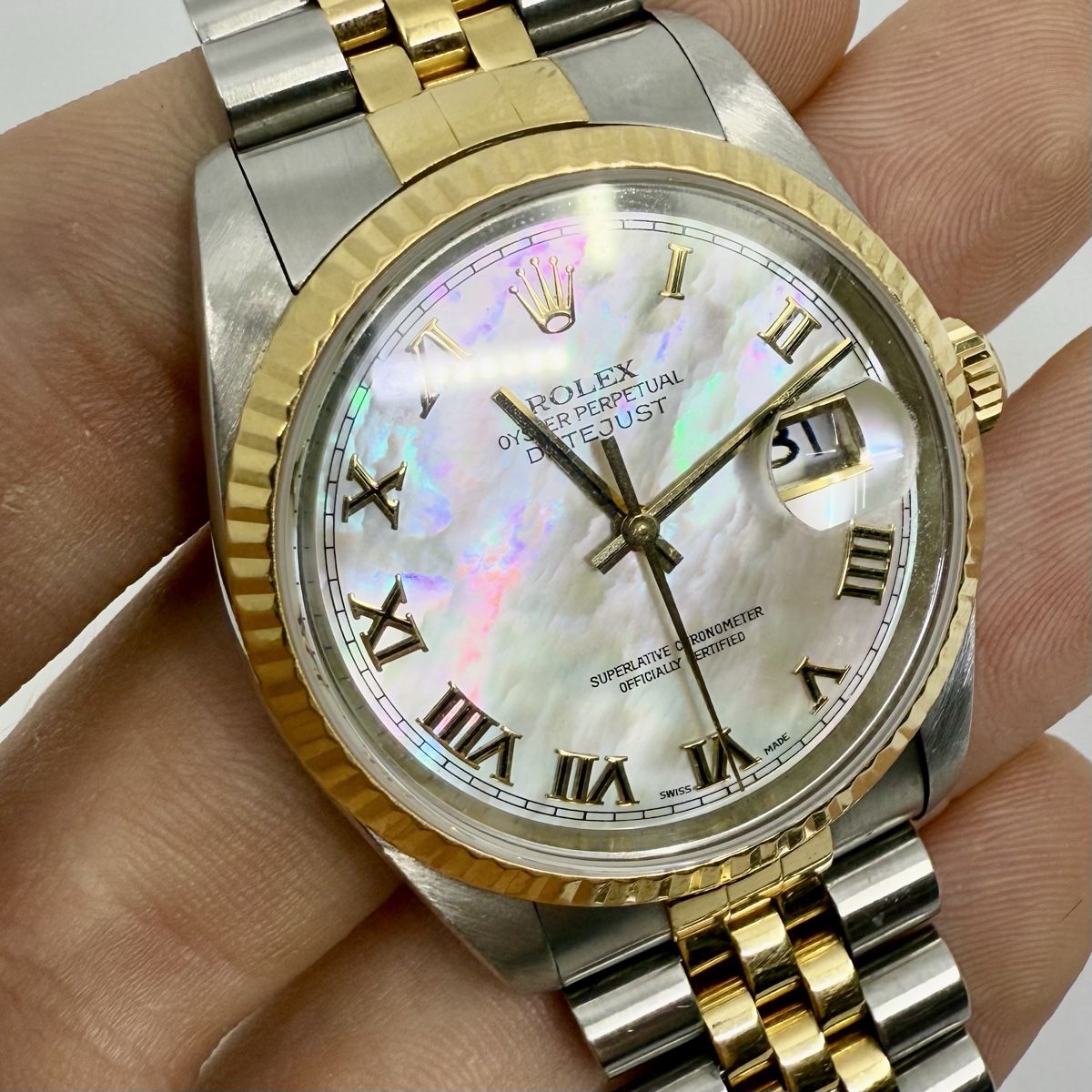 Rolex Orologi: Rolex DateJust Perlmutt 18K/SS – Usato da Zürich venduto da watch_trader 2