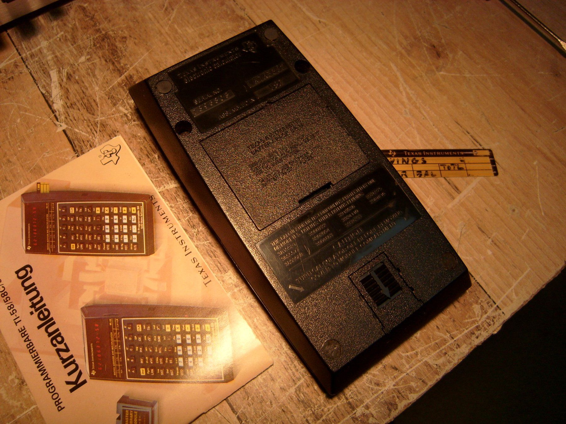 Texas Instruments Taschenrechner: TI-59, Master Lib Modul,Texas Instruments,Standard Batterien – Gebraucht aus Mauren TG von nochbilligerjakob 8
