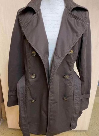Dunkelbrauner Trenchcoat von Esprit Gr. 36