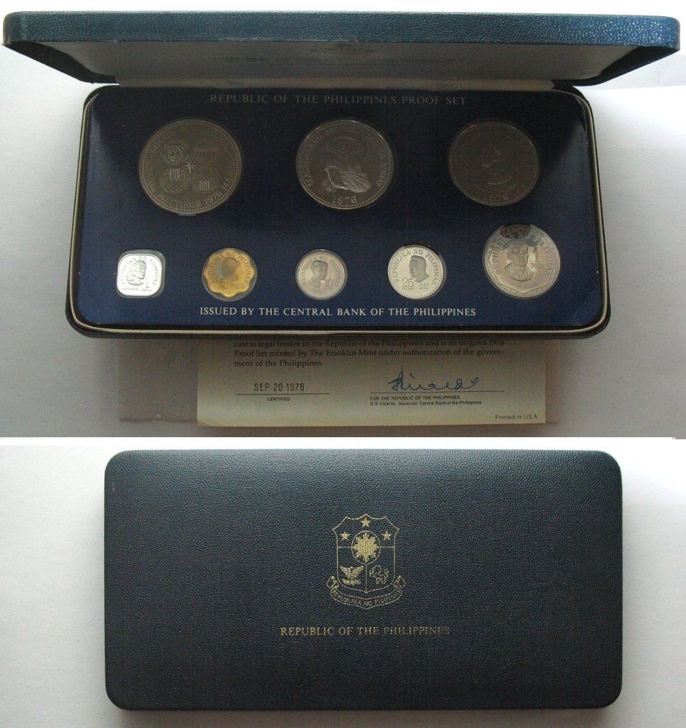 Tutti le monete: PHILIPPINEN KMS 1976 POLIERTE PLATTE RAR! PP – Usato da Riehen venduto da sesambestcoins2004