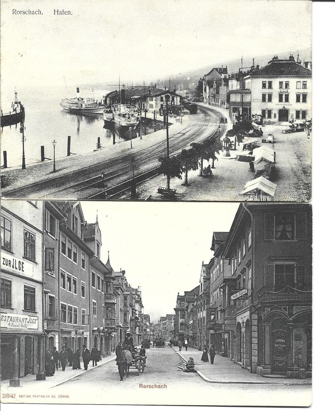 Cartoline postali: AK  Rorschach 2x – Usato da Appenzell venduto da mai25