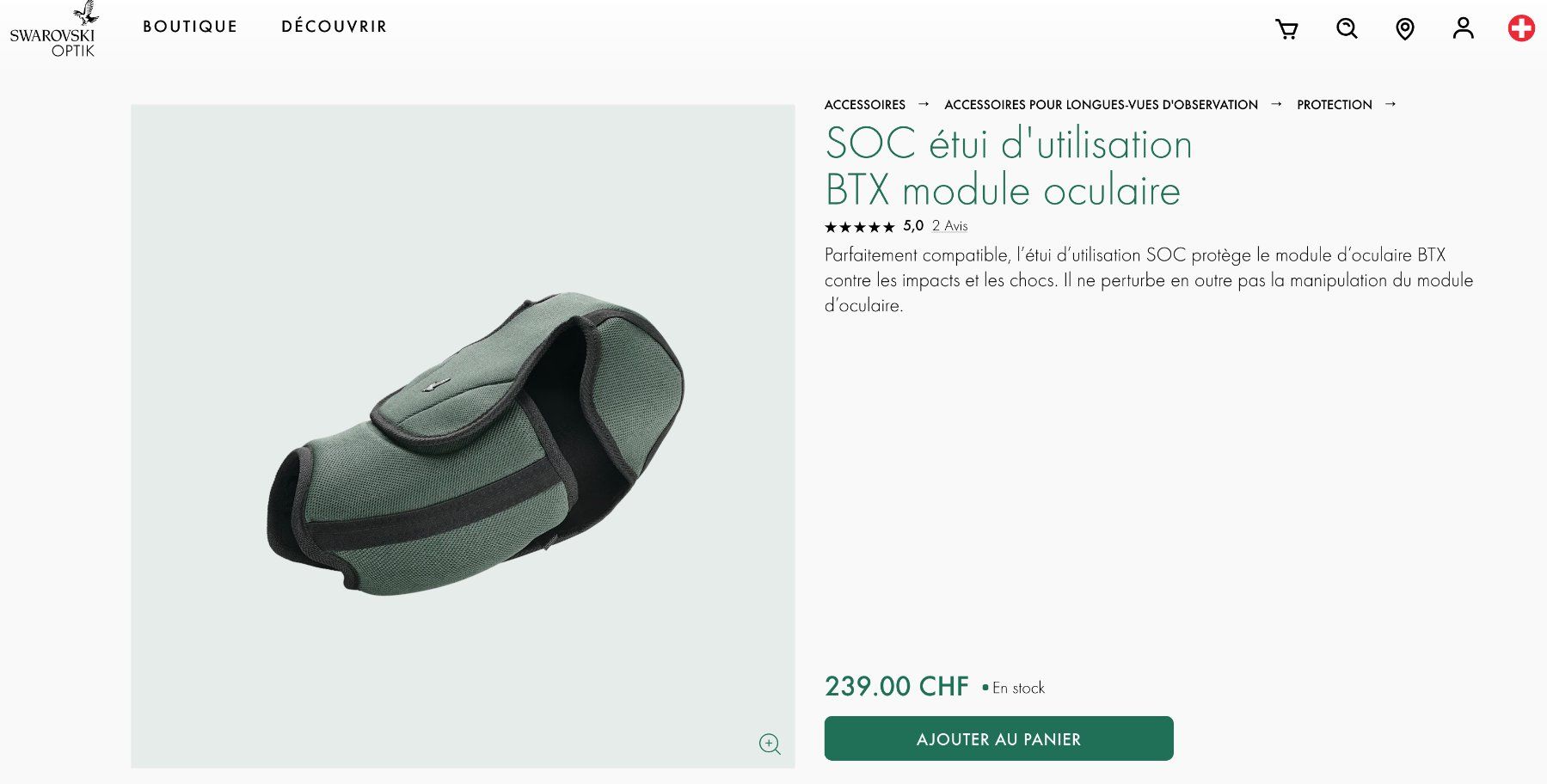 Swarovski Optik Telescopi: Swarovski SOC stay-on case BTX eyepiece module – Nuovo (secondo la descrizione) da Cossonay-Ville venduto da FXDT 1