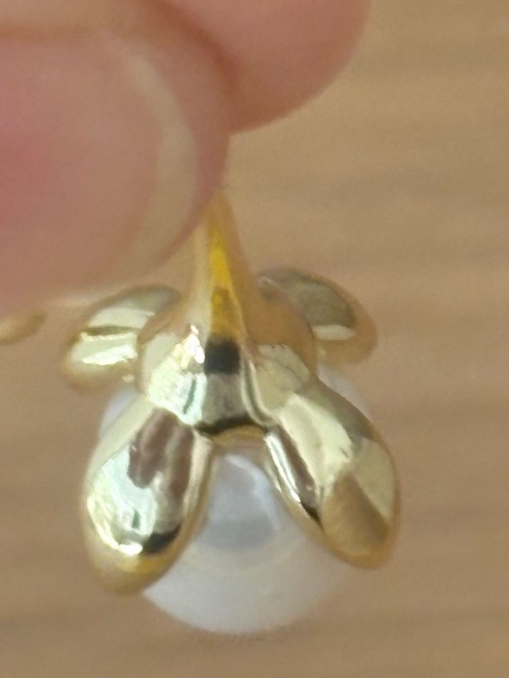 Ohrringe & -stecker: Luxus Elegante Ohrstecker  Kunstperlen Farbe: Gold – Neu (gemäss Beschreibung) aus Biel-Bienne von Roserosse13 2