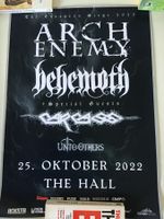Arch Enemy, Behemoth, Carcass Konzert Plakat Poster Zürich