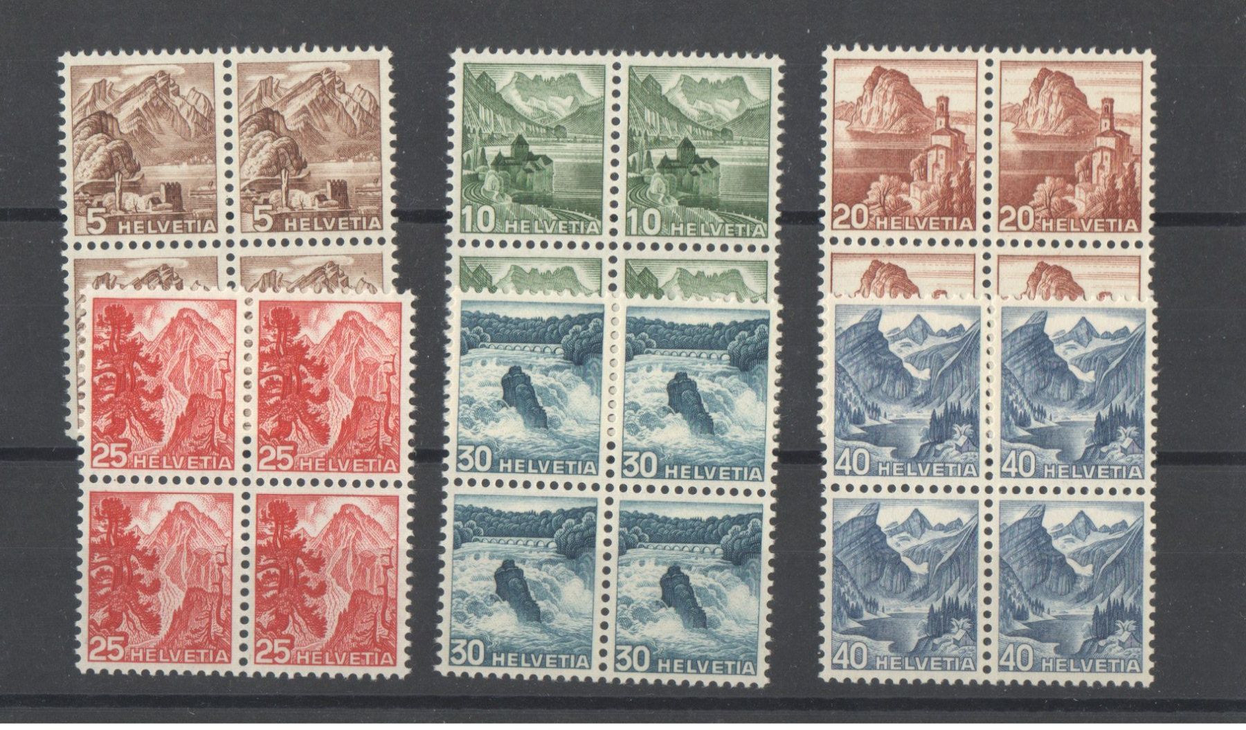 Tous les timbres: Timbres ordinaires – D'occasion à Echichens par Topfila