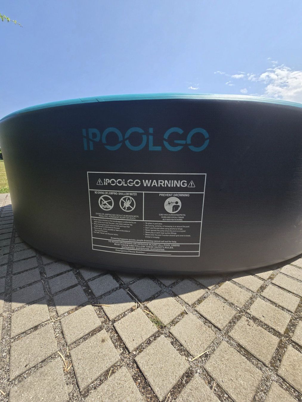 Schwimmbad: IPoolGo Pool - Drop Stich - aufblasbarer Pool - 3m x 1,2m – Neu und originalverpackt aus Schaan von IPoolGo_europe 2