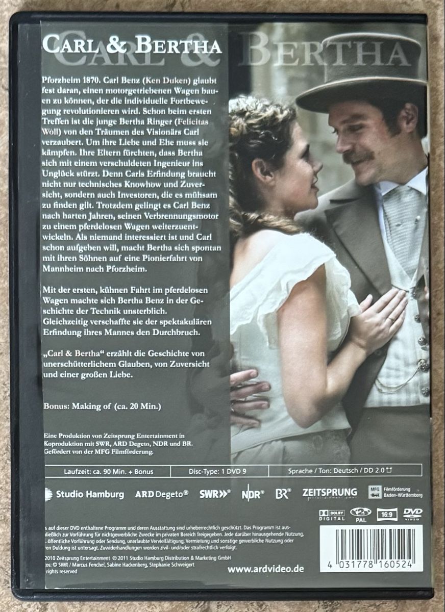 Tous les DVDs: CARL & BERTHA  – Neuf (Voir description) à Dietikon par AndreaSch01 1