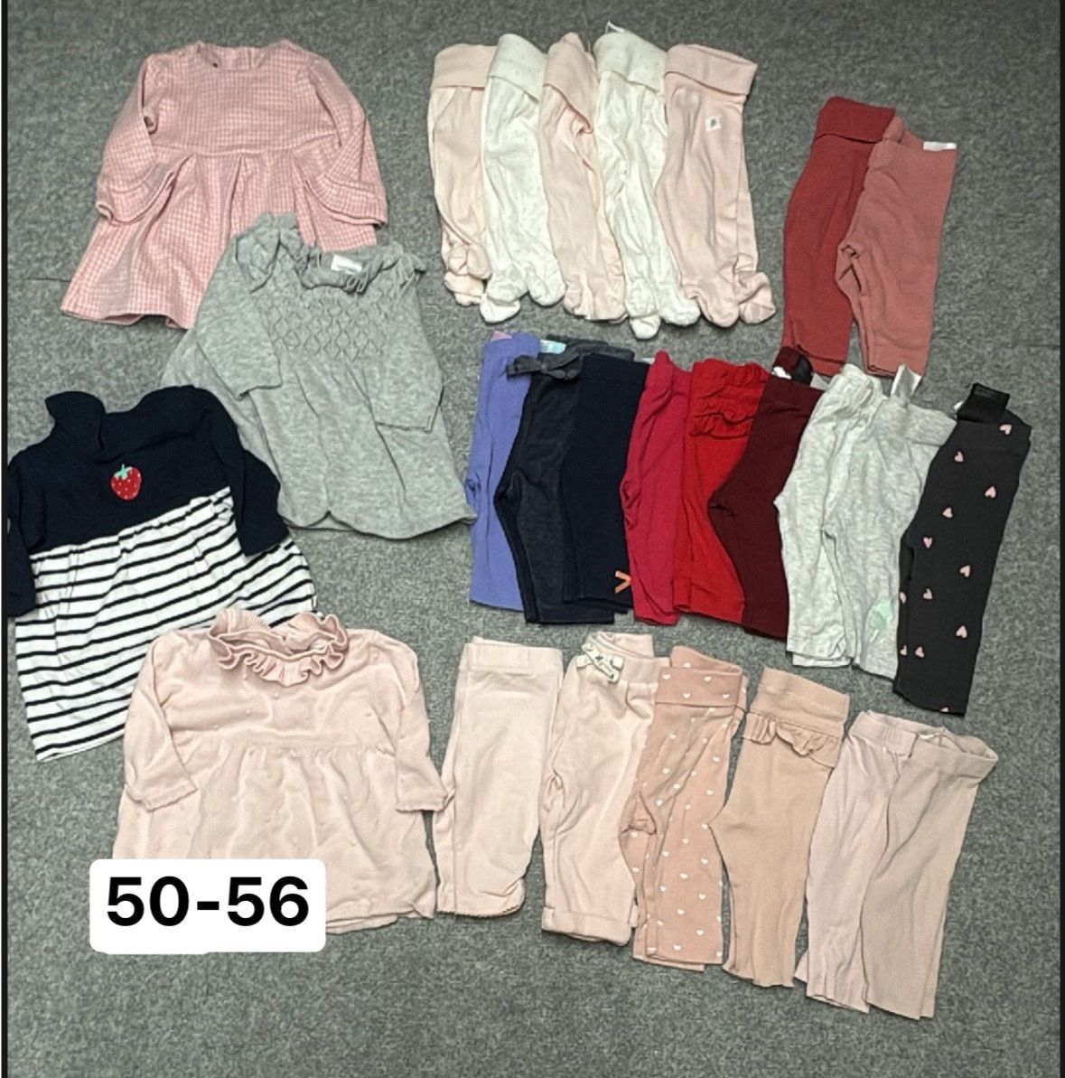 Lotti & Set di vestiti: Mädchen Kleider Winter Frühling 50-56 – Usato da Claro venduto da DeZeDo 1