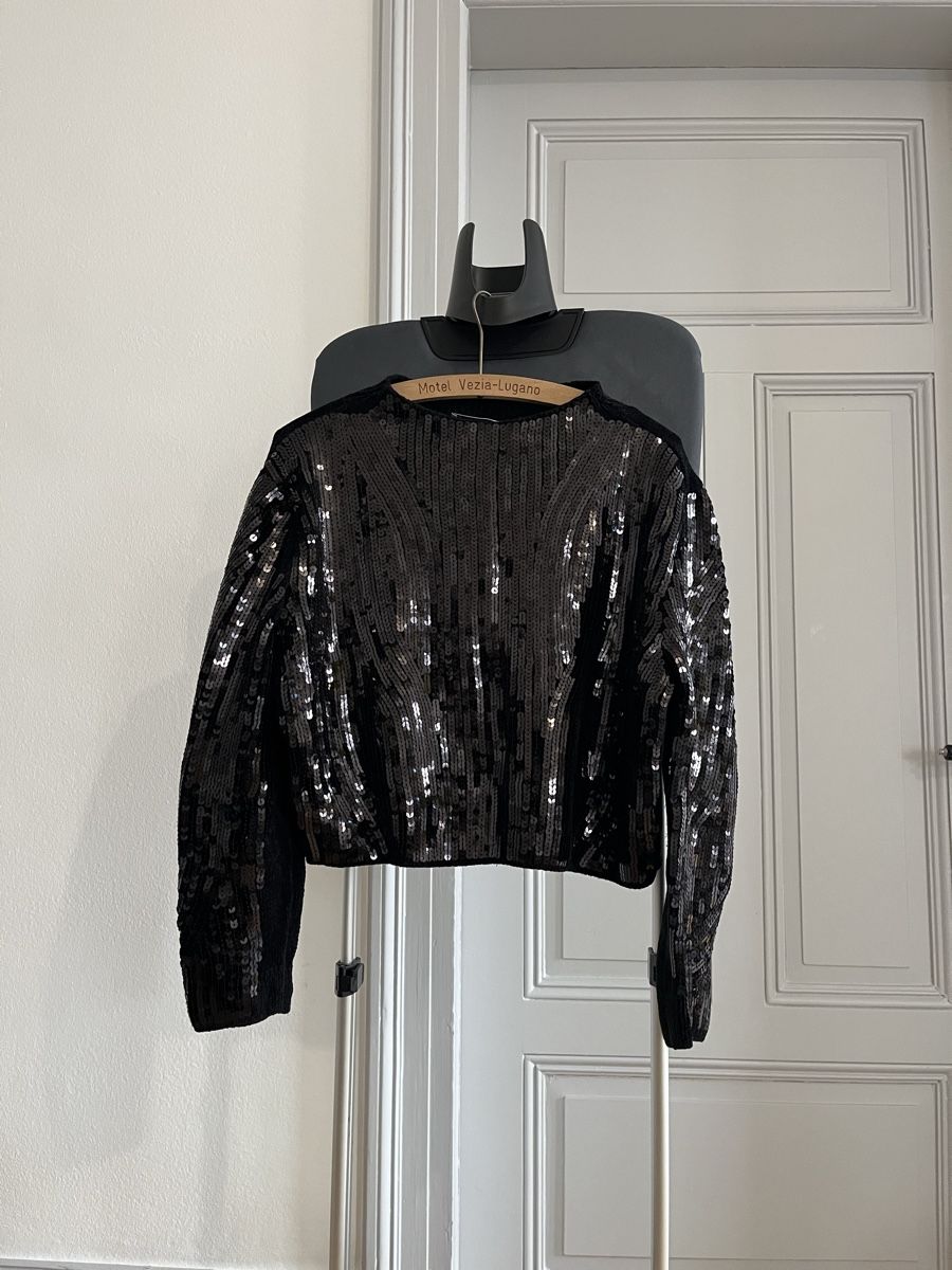 Zara Pullover & Sweatshirts: Completely new Zara Sequin Chenille Sweater S – Neu und originalverpackt aus Basel von 550_ckp6