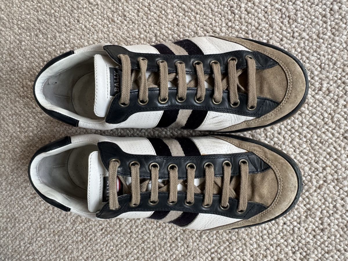 Bally Scarpe da uomo: Bally Sneaker in retro Stil, Grösse 40.5, Leder – Usato da Cham venduto da matap1