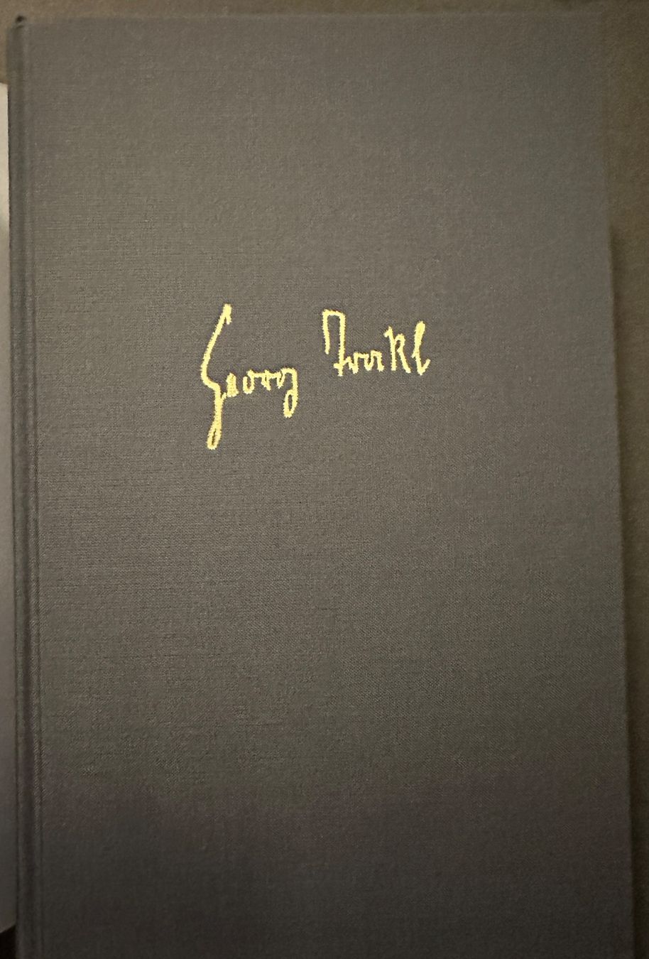 Libri: Georg Trakl: Dichtungen und Briefe. 2 Bde. – Usato da Zürich venduto da allp 2
