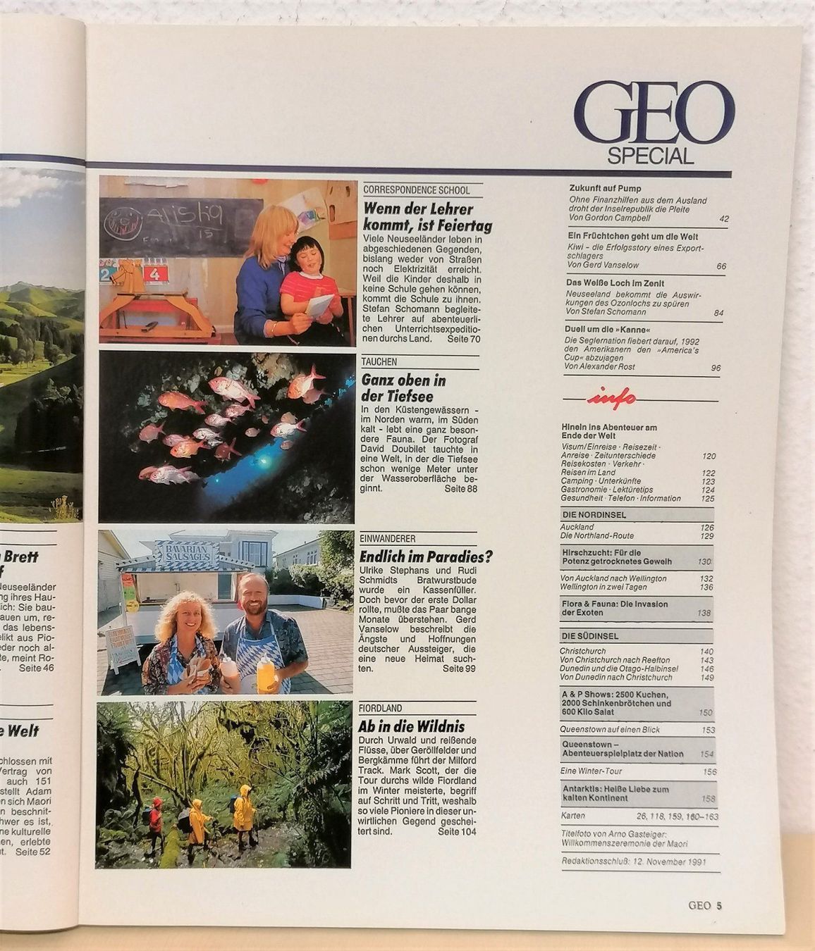 Riviste & Magazine: GEO SPECIAL – Neuseeland – Usato da Reinach BL venduto da fliegenrolli 2