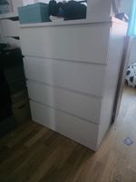 Malm Kommode weiss 4 Schubladen gebraucht